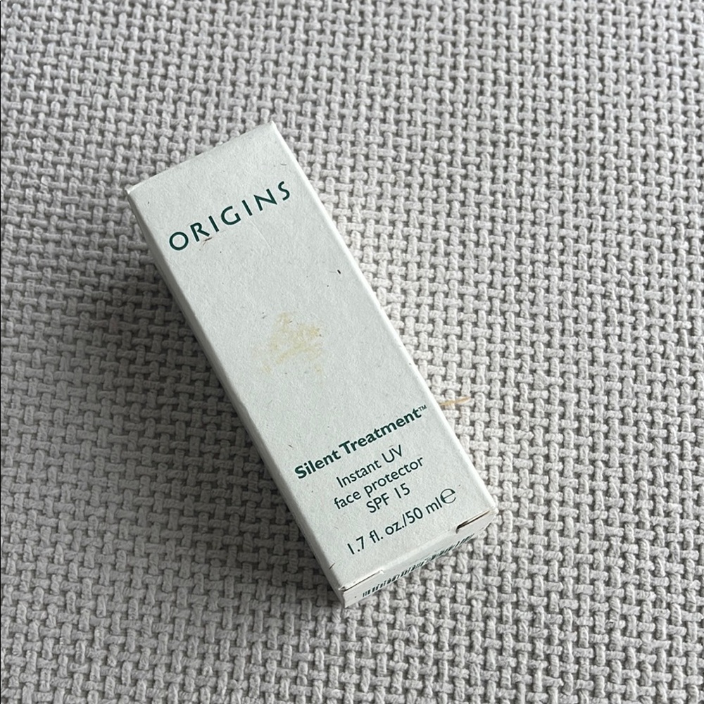 Origins Silent Treatment Instant UV Face Protector SPF 15 New Discontinued HTF